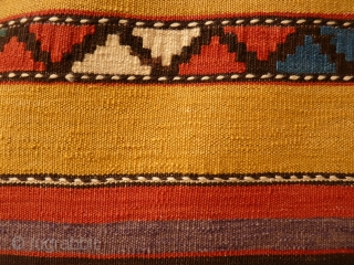 Extremelly fine kilim with a beautiful range of colours. Mint condition, 19th century. 255x145 cms                  