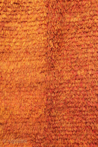 An exceptional Antique Uzbek Julkhyr Rug with Inscription.
This extraordinary antique Uzbek Julkhyr rug stands out immediately due to a rare inscription woven directly into its design. Please also note the asymetry in ...