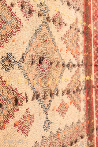 
A Rare and Unusual Persian jajim Kilim Woven by Arabic Tribes in Southern Iran
 

This is a rare and unusual Persian kilim, woven by Arabic tribes in Southern Iran. It is made  ...