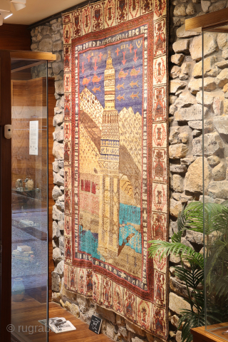 Afghan war rug exhibition "weaving bullets, dreaming peace". Until 23rd of November. If you can´t visit us in beautiful San Sebastián, Spain, you can always view the rugs in our website: https://www.nomada.biz/en/categoria-producto/war-rugs-en/