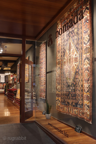 Afghan war rug exhibition "weaving bullets, dreaming peace". Until 23rd of November. If you can´t visit us in beautiful San Sebastián, Spain, you can always view the rugs in our website: https://www.nomada.biz/en/categoria-producto/war-rugs-en/