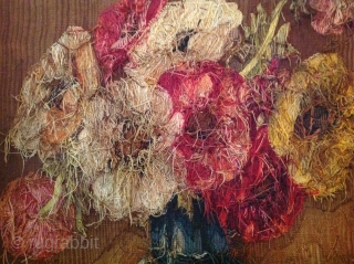 19e century very Fin Silk tapestry
65cmx46cm                           