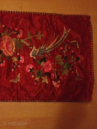 Antique china silk needle work
110cmx54cm                            