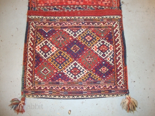 Sumak Weave Kurdish  saddle bag (circa 1920) very good condition.
size 110cm x 55cm                   