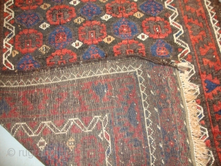 Beluch Rug very nice and soft wool circa (1910-20 ).                       