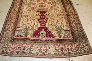 Fine Antique Tehran Rug size 205x130 .                          