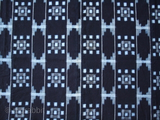 Kasuri futon cover cod. 0724. Cotton. Early 20th. century. Dimension cm. 130 x 150 (51" x 59"). Very good condition.             