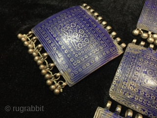 Tribal Multan enameled silver pendants from Multan ,  Pakistan 
Complete handcrafted and hand enameled                  