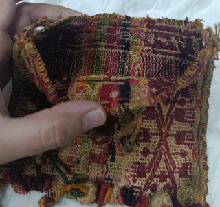 Early " chuspa " (coca leaf bag) 
Before 19th century 
For price and details please contact 
nooristanartgallery@yahoo.com                