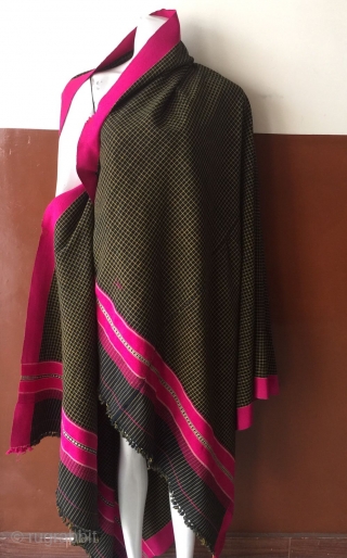 Tribal old Swat valley silk shawl from Swat Pakistan 
Complete handcrafted  , one of the rare shawls from Swat/hazara region   , in its best condition     