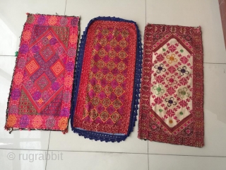 Tribal swat valley pillow cases. Silk embroidery on cotton fabric.full double sided embroidery.In best condition.                  