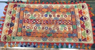 Tribal Pashtun high quality rare pillow case from Afghanistan.Sikk thread hand embroidered,  beautiful colours , in excellent condition              