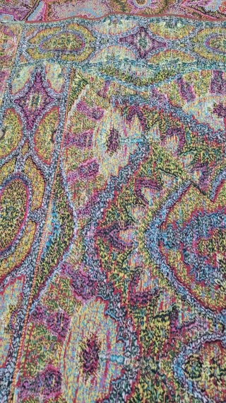 Beautiful Extraordinary Fine French Paisley FM Shawl Size 138.inches long 62. Width
Perfect Condition Beautiful Colour.                  