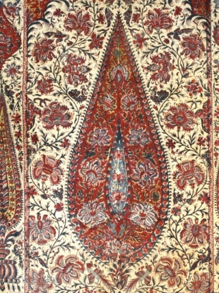 a beautiful Kalamkari in perfect condition 19th century. Size 73.5*45inches

                       