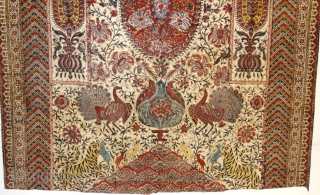 a beautiful Kalamkari in perfect condition 19th century. Size 73.5*45inches

                       