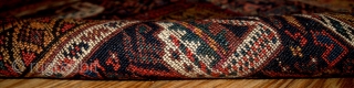 #1B354 Persian "Kurdish" bag face 1.9' x 2.6' 1880, in original good condition.                    