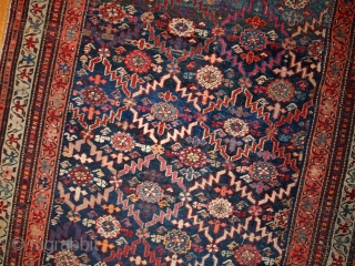 #1B437  Hand made antique Caucasian Karabagh runner 2' x 10' ( 100cm x 356cm ) C.1920                