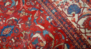 Handmade antique Persian Sultanabad rug 9.10' x 13' ( 303cm x 396cm) 1880s - 1B458                  