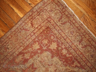 #1B155  Hand made antique Turkish Sivas rug 4.2' x 6.1' ( 128cm x 186cm) 1900.C
                 