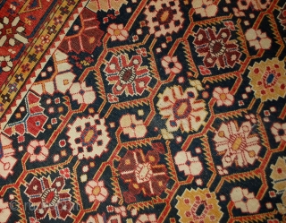 Handmade antique Caucasian Karabagh rug 5.6' x 10.6' (170cm x 323cm) 1880s - 1B490                   