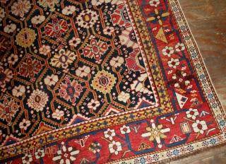 Handmade antique Caucasian Karabagh rug 5.6' x 10.6' (170cm x 323cm) 1880s - 1B490                   