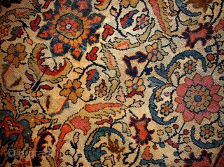 1B96 Persian "Mahal" rug 6.9' x 9.10' 1900, good condition.                       