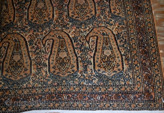 #1B33  Handmade antique Persian Bibikabad rug 4.2' x 6.7' ( 128cm x 204cm) 1900.C
                  
