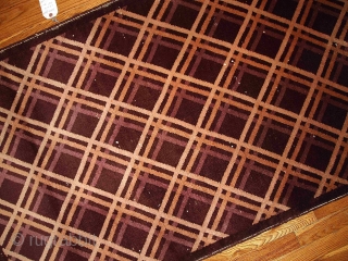 #1B389  Hand made antique Art Deco Chinese rug 3' x 4.10' ( 91cm x 150cm ) C.1920s               