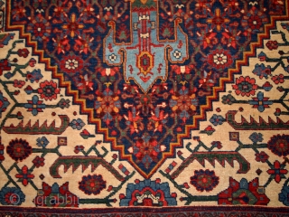#1B194  Handmade antique Persian Bidjar rug 4.9' x 7.4' ( 149cm x 225cm ) 1880.C
                 