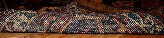 #1B318  Handmade antique collectible Persian Khamseh bag face 1.9' x 1.11' ( 58cm x 67cm ) 1880.C
               