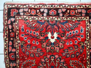 #1C452  Handmade antique Persian Lilihan Runner 2.7' X 23.3' ( 84cm X 712cm) C.1910                  