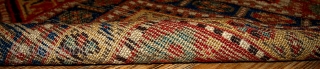 Antique collectible Persian "Kurdish" bag face 2' x 3.7' 1880, in original good condition.                   
