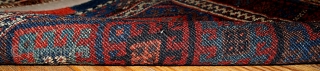 #1B319 Antique collectible Persian "Kurdish" bag face 2.4' x 2.6' 1880, in original good condition.                  