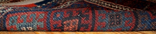 #1B319 Antique collectible Persian "Kurdish" bag face 2.4' x 2.6' 1880, in original good condition.                  