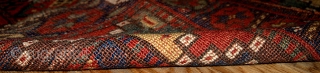 #1B332 Persian "Kurdish" bag face 2.4' x 3.3' 1880, in original condition: has some age ware.                 