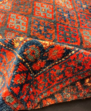 Antique Jaff bag face tick pile ,98x73 cm                         