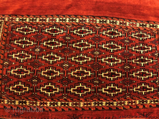 Antique Turkmen Yamut Chuval,

 Pure Wool Natural Color, 125x80 cm                       