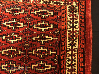 Antique Turkmen Yamut Chuval,

 Pure Wool Natural Color, 125x80 cm                       
