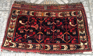 Antique Qashqai bag face 84 x 52 cm                         