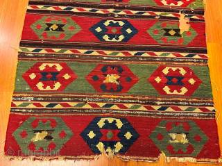 Antique kazak kilim ,200x113 cm                            