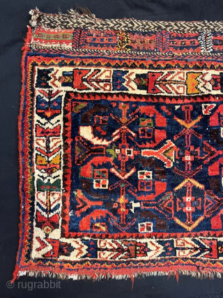 Antique khamsey bag face pile in good condition, 86x53 cm                       