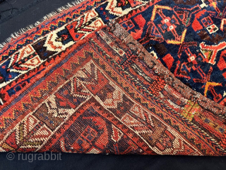 Antique khamsey bag face pile in good condition, 86x53 cm                       
