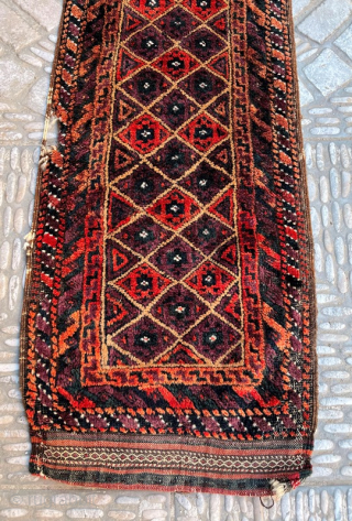 Antique beluch rug runner ,190x35 cm                           