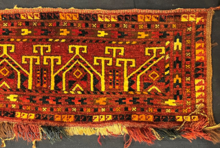 Antique turkmen ersari torba in good condition , 141x35 cm                       