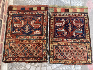 Antique bahtiyari bag face ,83x60 cm                           