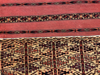 Antique turkmen akchuval 145x95 cm                            