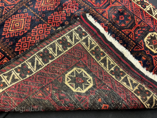 Antique Beluch Bag Face pure wool natural color 80x76 cm                       
