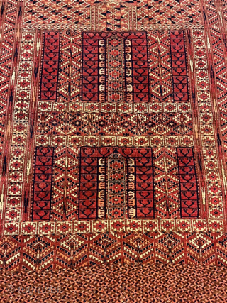 Antique turkmen ensi rug ,132x117 cm                           