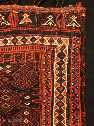 Antique bahtiyari kurdish bag face, 50x50 cm                          