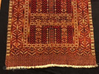 Antique turkmen yamut ensi ,130x118 cm                           